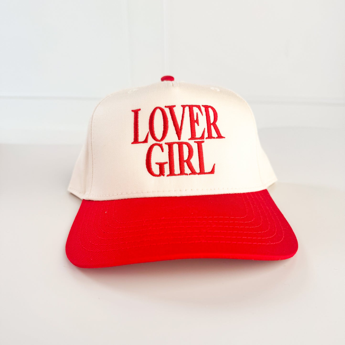 Lover Girl Red Vintage Hat