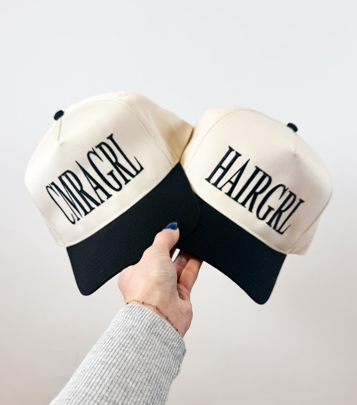 Hair Girl Embroidered Hat