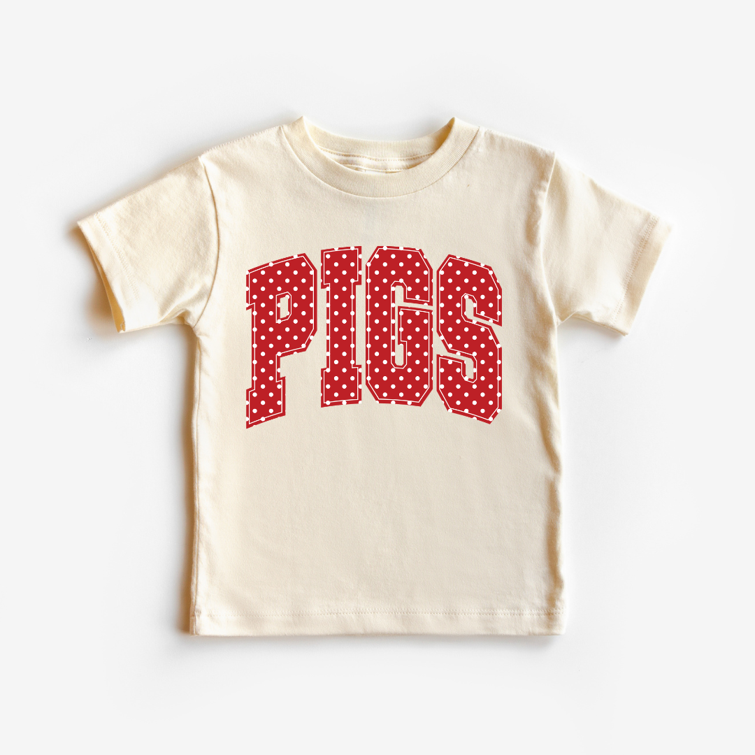 Polka Dot Pigs Graphic Tee