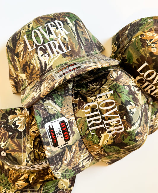 Lover Girl Camo Vintage Hat