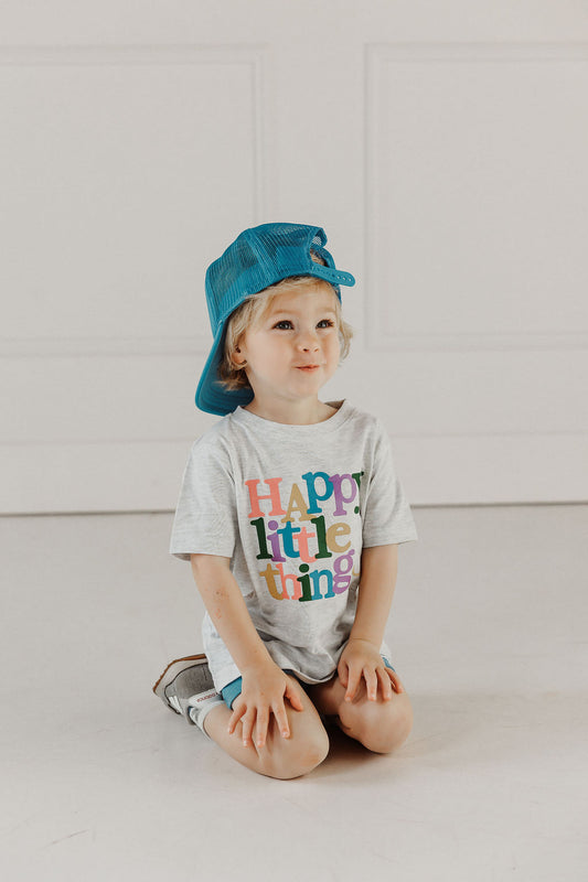 Happy Little Thing Kids Ash Graphic Tee