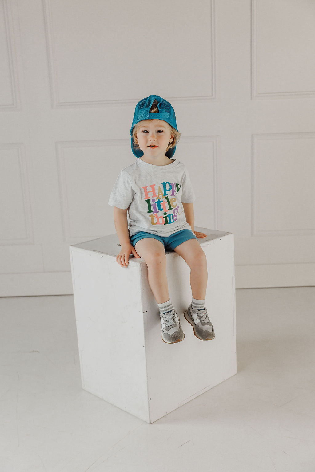 Happy Little Thing Kids Ash Graphic Tee
