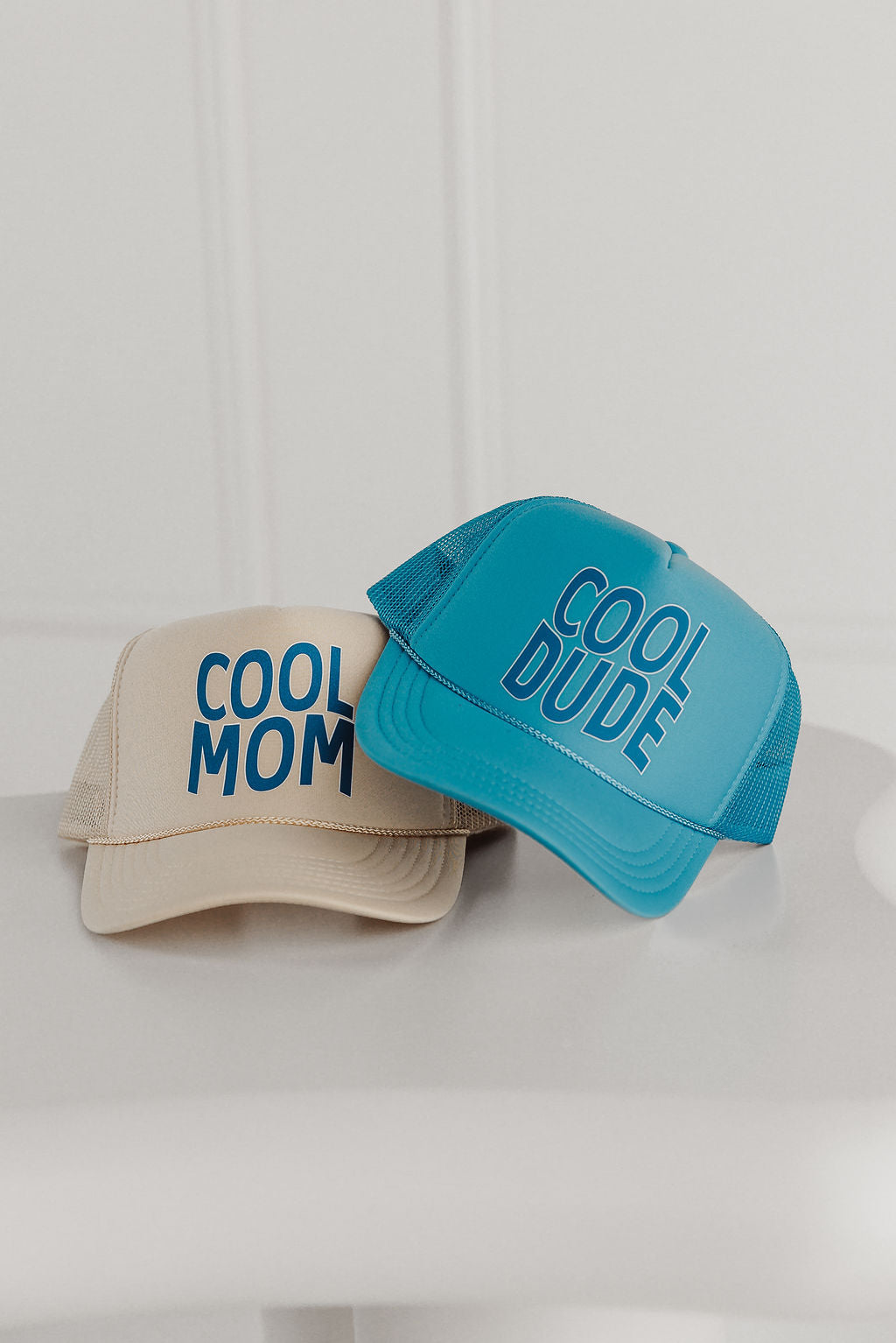 Cool Mom Nude (blue) Trucker Hat