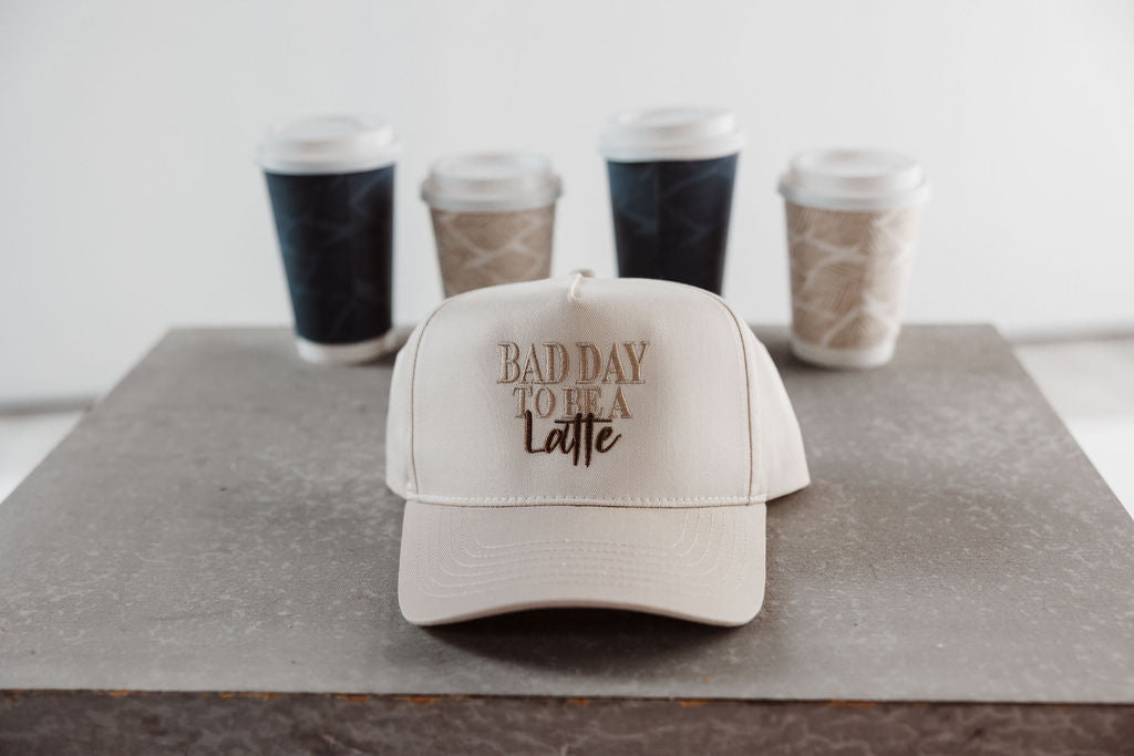 Bad Day to be a Latte Vintage Hat