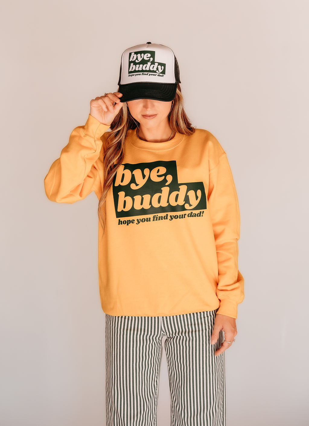 Bye, Buddy Adult Christmas Sweatshirt