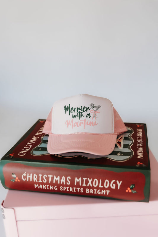 Merrier with a Martini Foam Trucker Hat