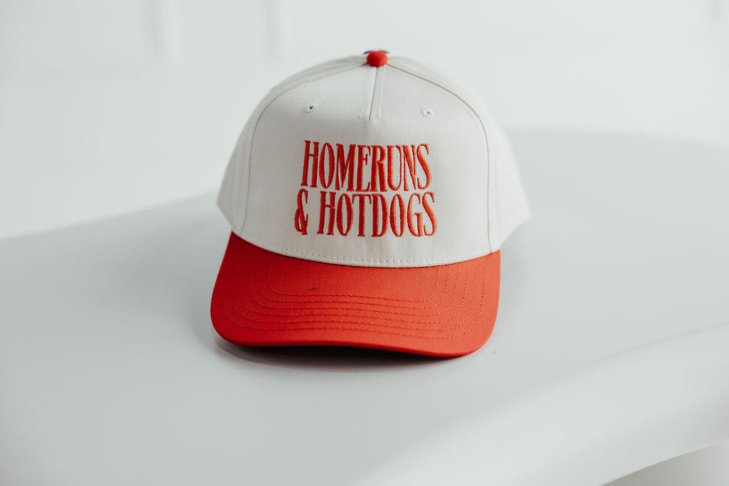 Home Runs & Hot Dogs Vintage Hat