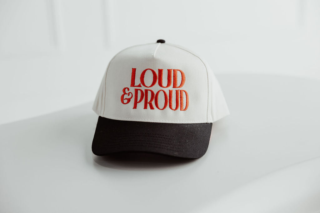Loud & Proud Baseball Black Vintage Hat