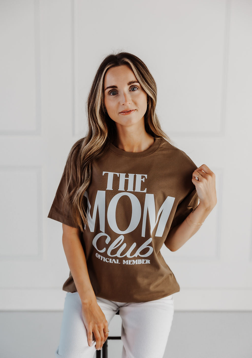 The Mom Club Oversized Graphic Tee