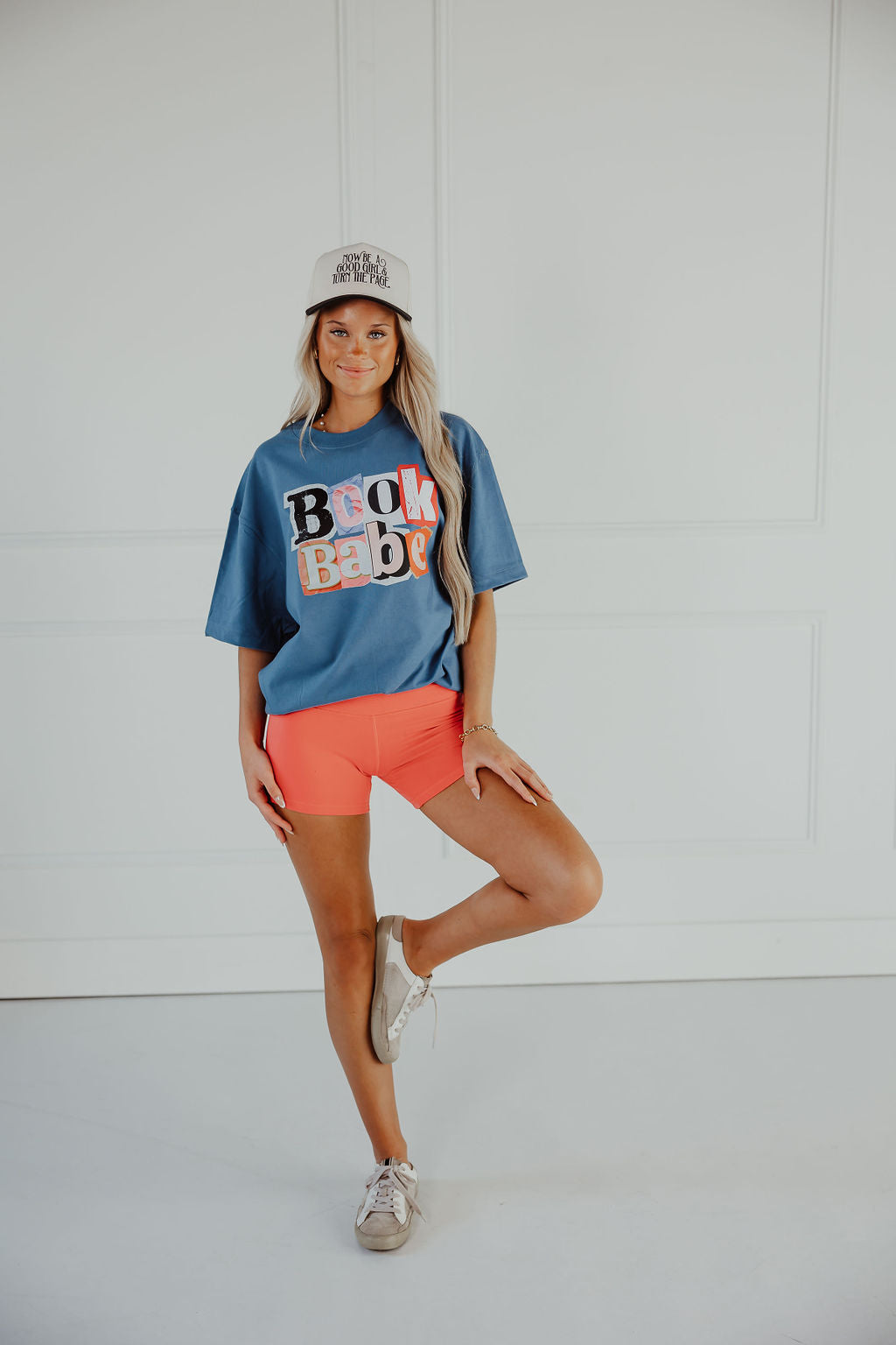 Books Babe Oversized Graphic Tee