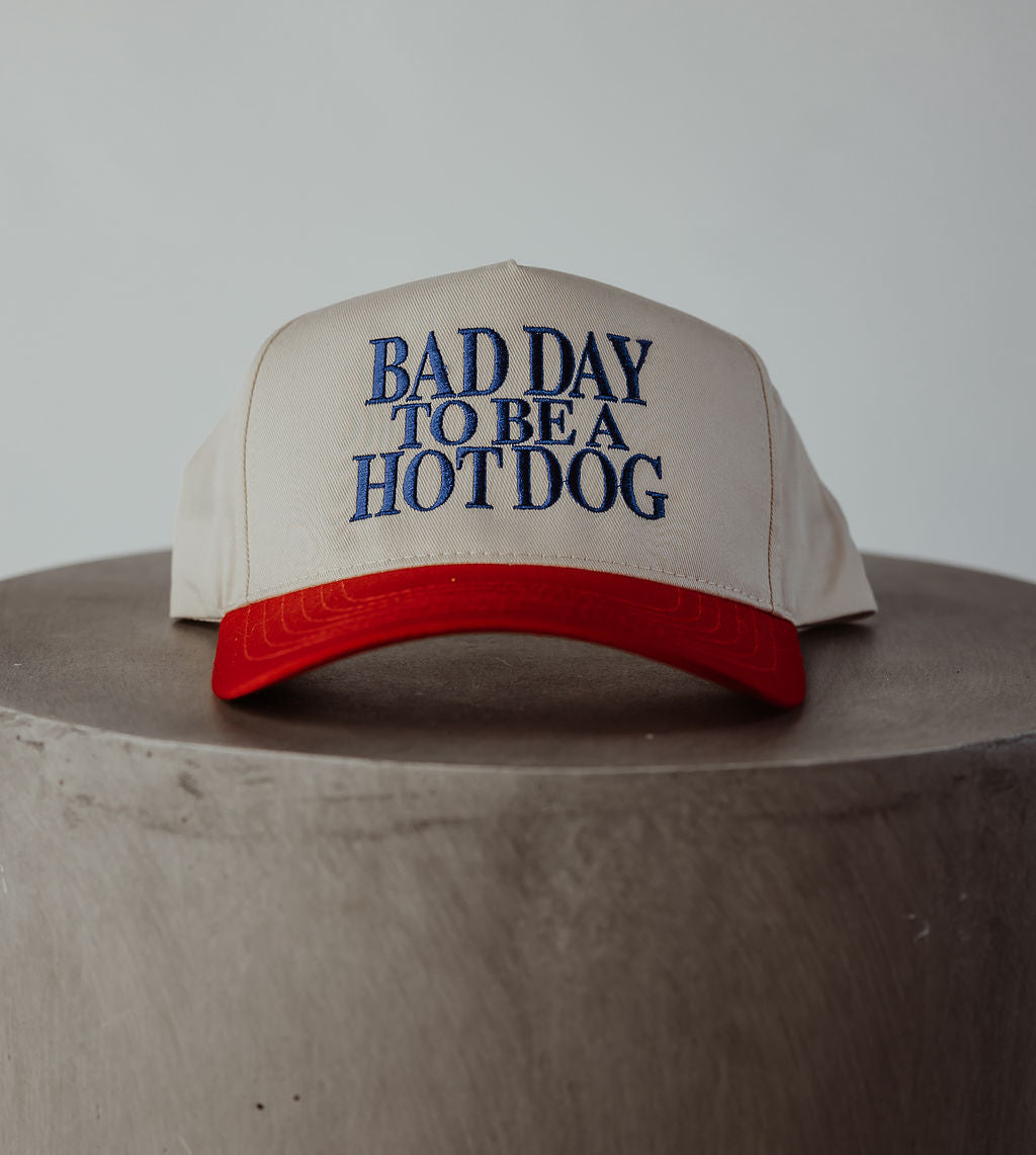 Bad Day To Be A Hot Dog Vintage Hat