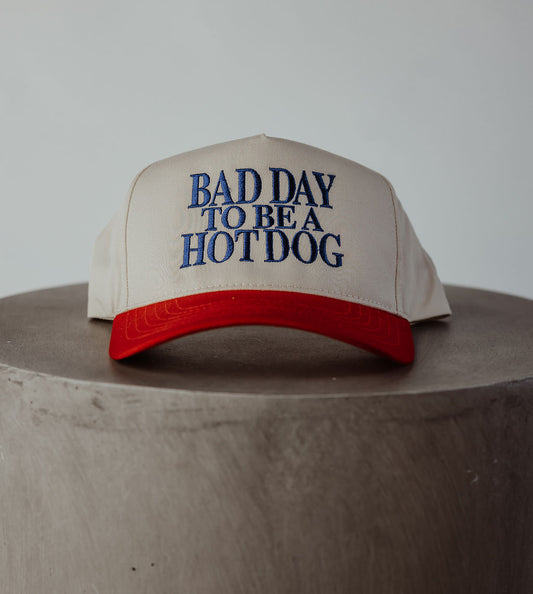 Bad Day To Be A Hot Dog Vintage Hat