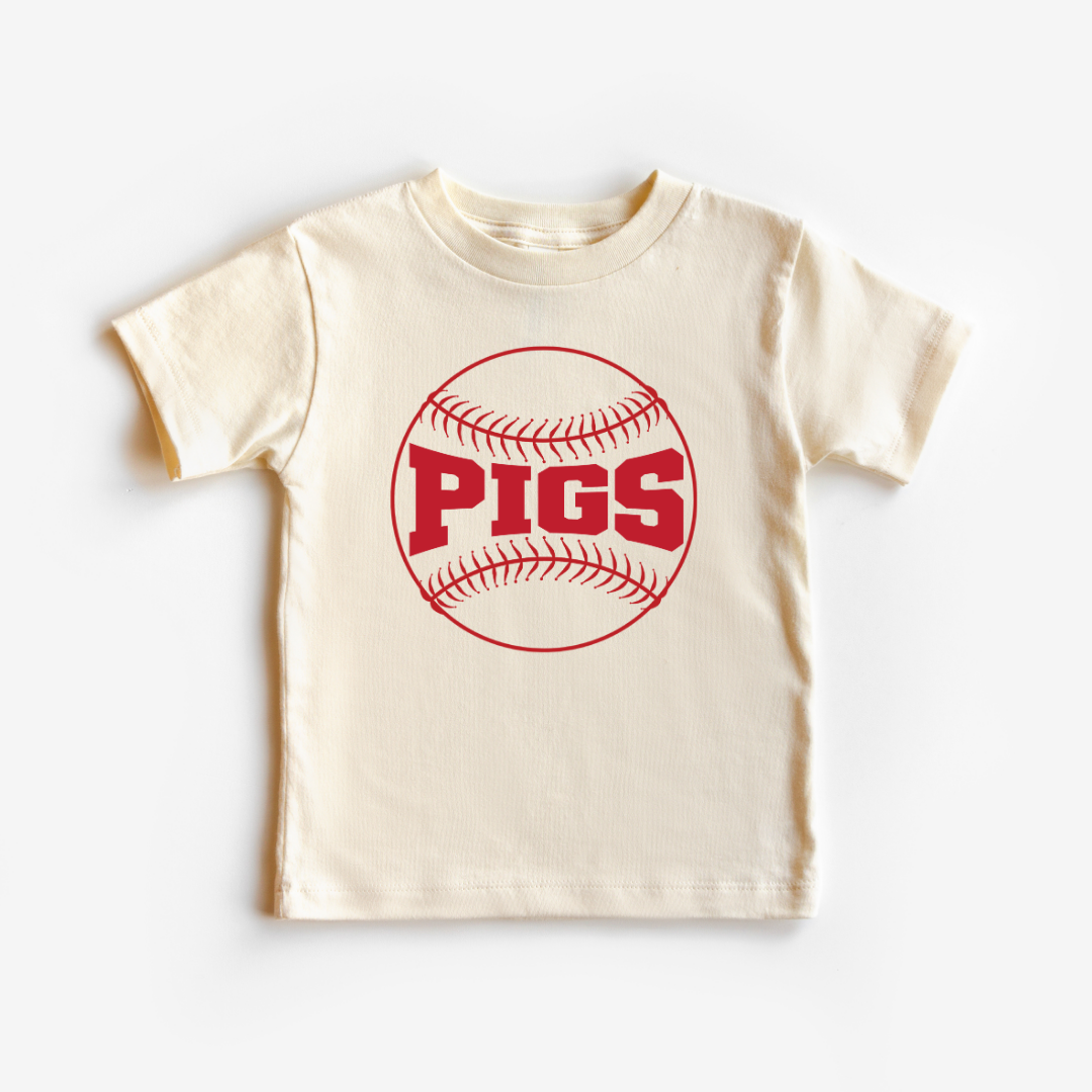 PIGS Baseball Kids Graphic Tee