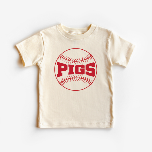 PIGS Baseball Kids Graphic Tee