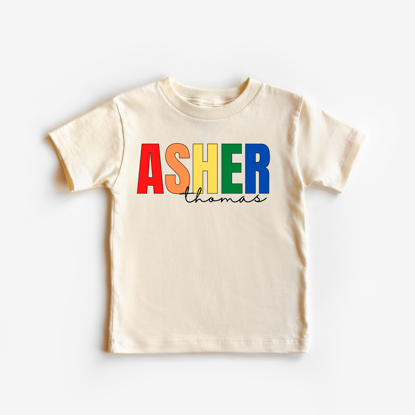 Rainbow Name Tee