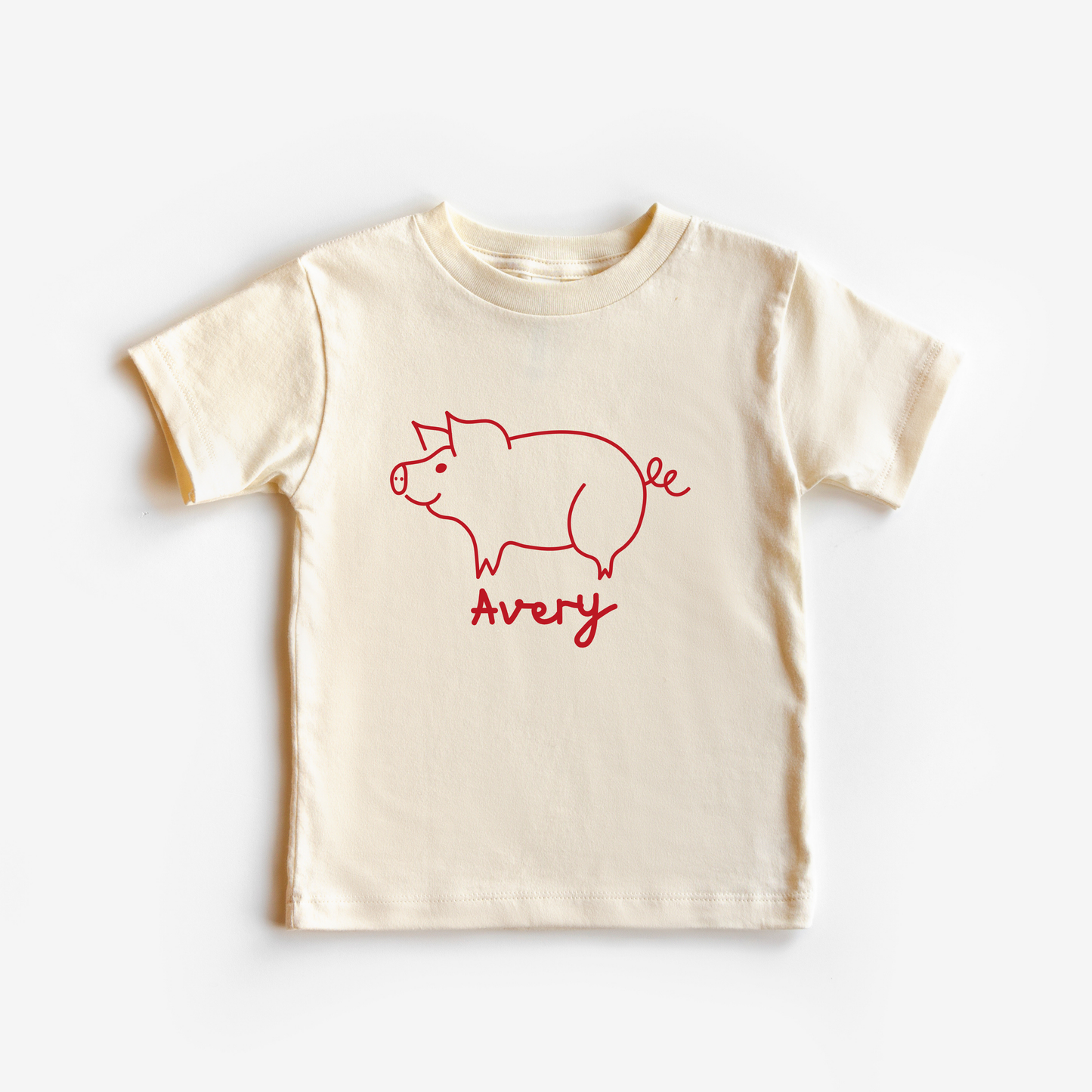 Doodle Pig Name Tee