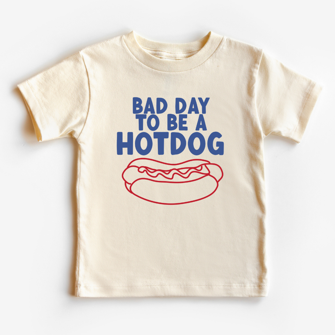 Bad Day to Be a Hot Dog Kids Graphic Tee