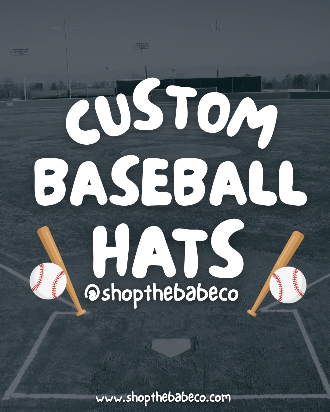 Custom Baseball Embroidered Hats
