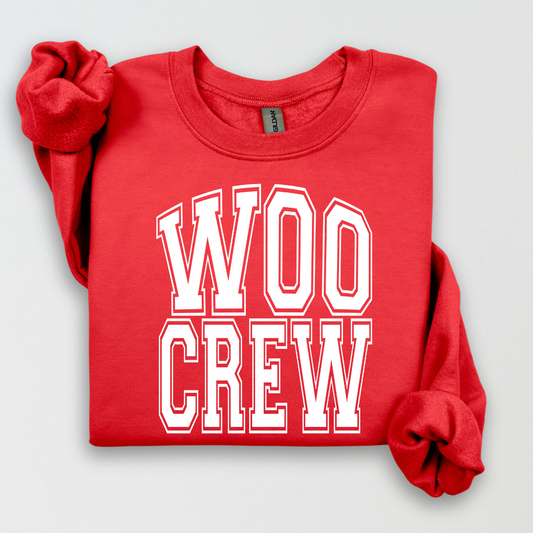 Woo Crew Red Sweatshirt Youth & Adult