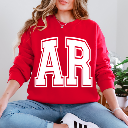 AR Arch Varsity Red Sweatshirt Youth & Adult