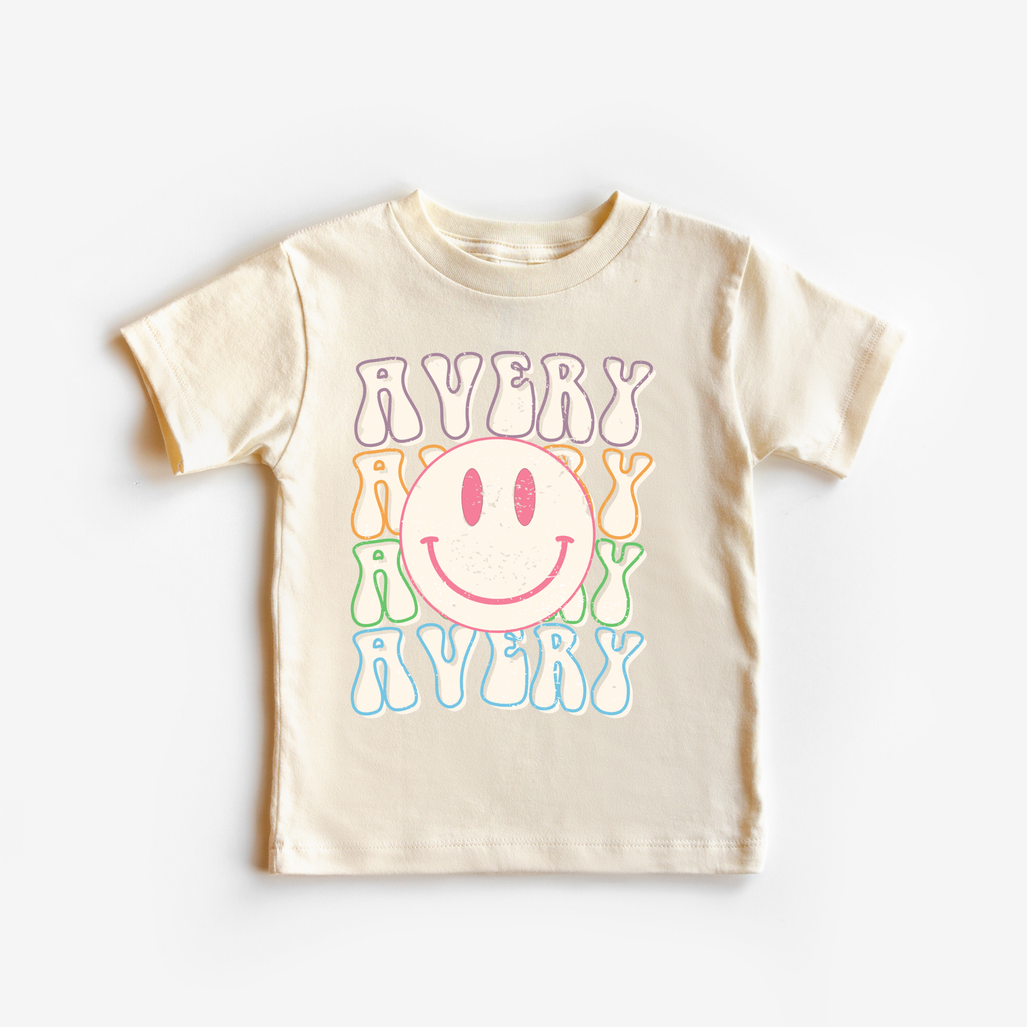 All Smiles Custom Name Tee