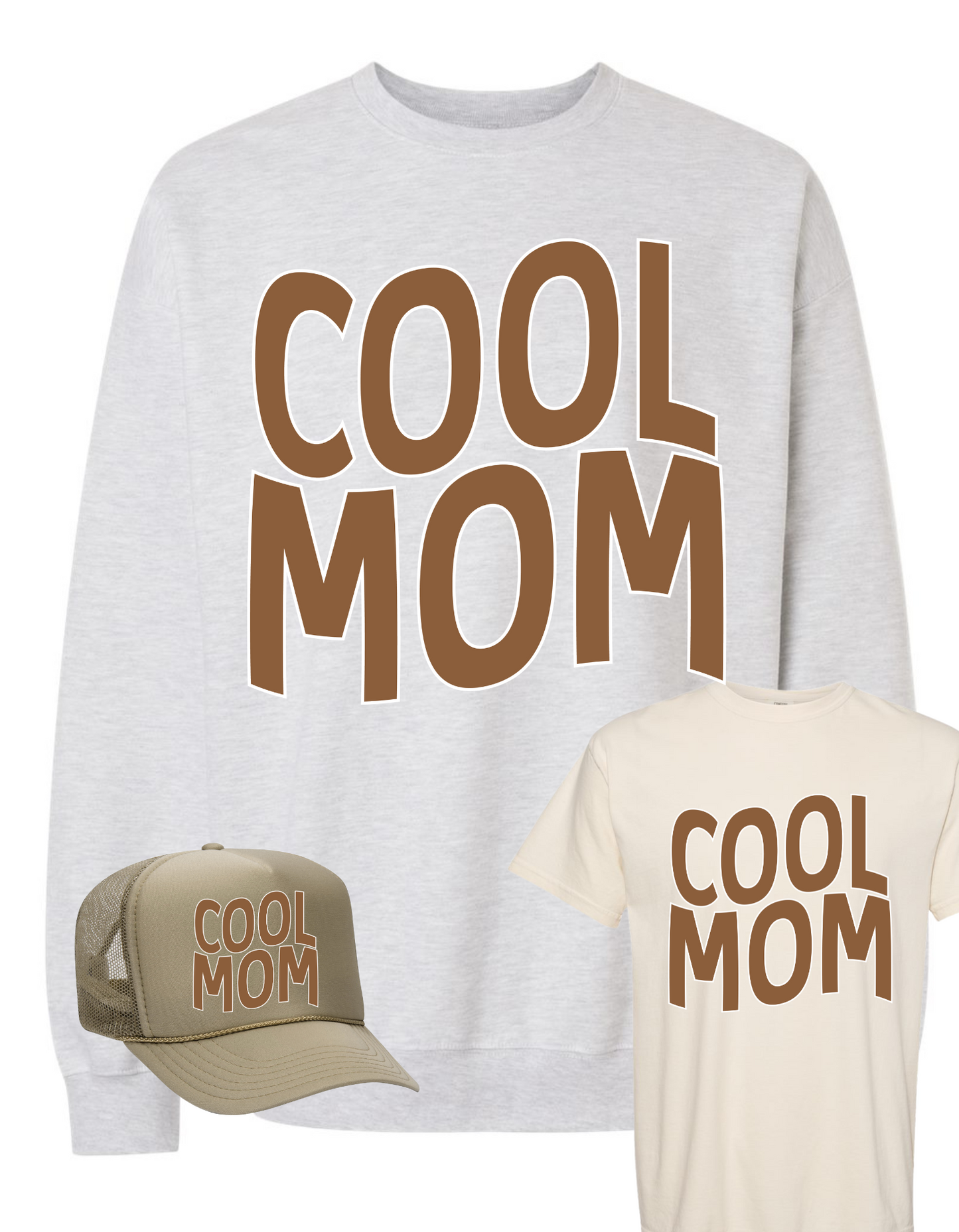 Cool Mom Sweatshirt (brown)