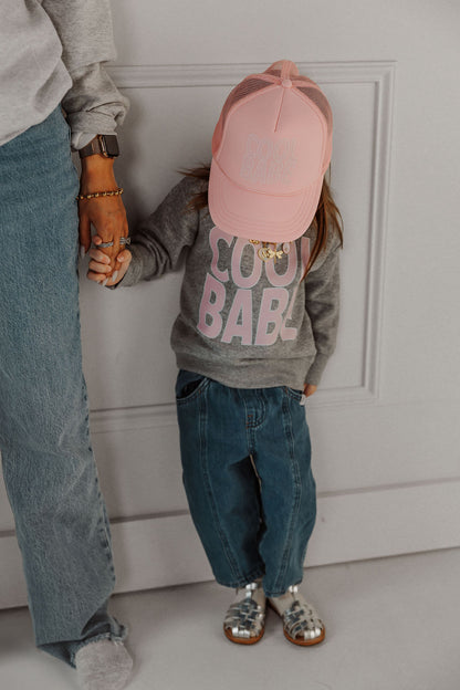 Cool Babe Kids Graphic Sweatshirt