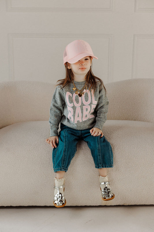 Cool Babe Kids Graphic Sweatshirt