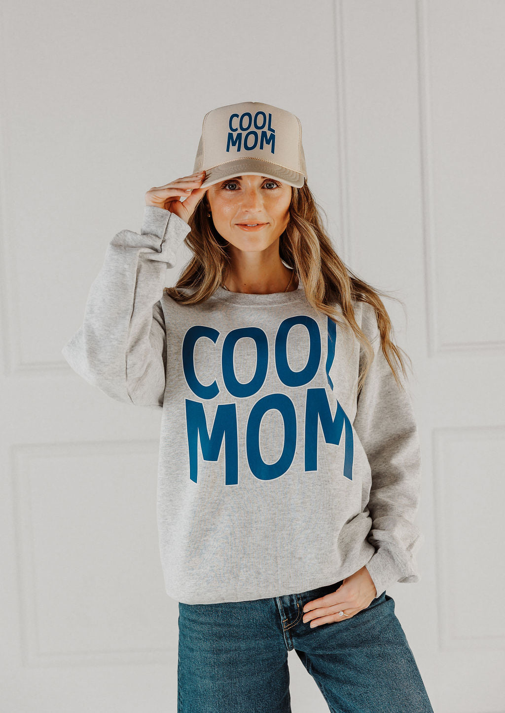 Cool Mom Sweatshirt (blue)