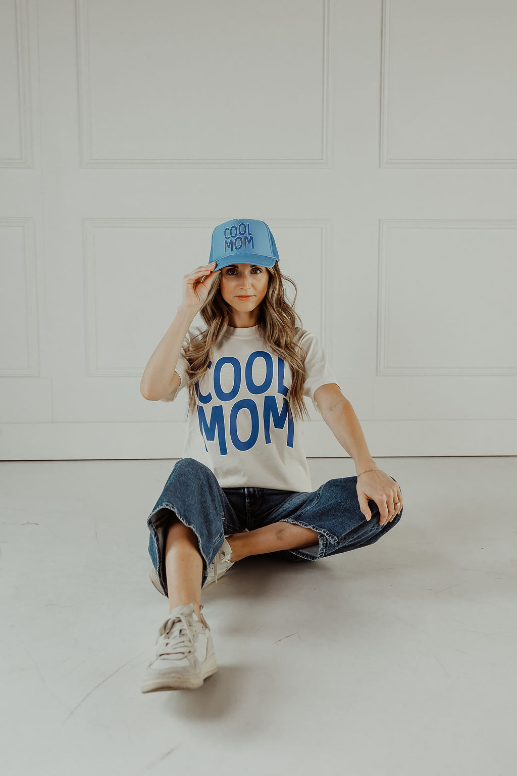 Cool Mom Graphic Tee (Blue & Pink options)
