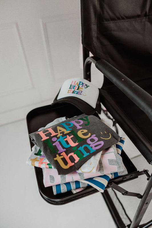 Happy Little Thing Kids Graphite Graphic Tee