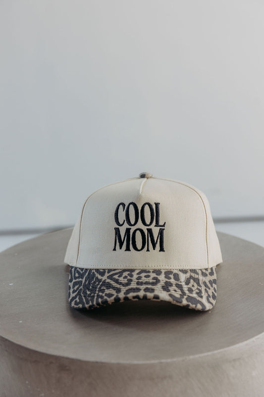 Cool Mom Leopard Vintage Hat