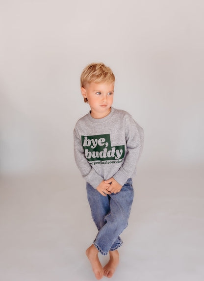Bye, Buddy! Kids Graphic Sweatshirt