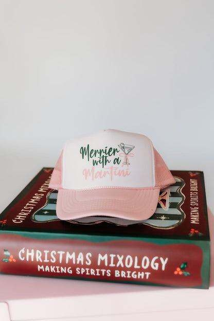 Merrier with a Martini Foam Trucker Hat