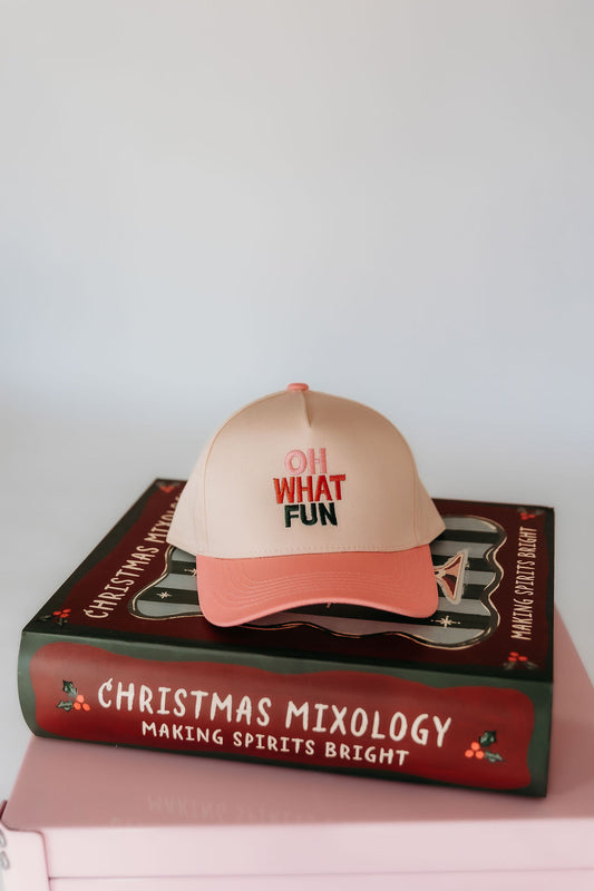 Oh What Fun! Embroidered Vintage Hat