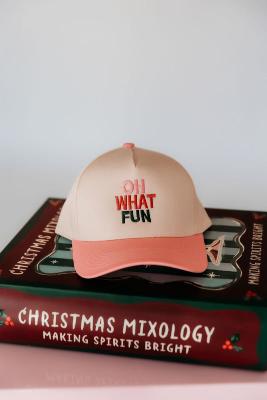 Oh What Fun! Embroidered Vintage Hat