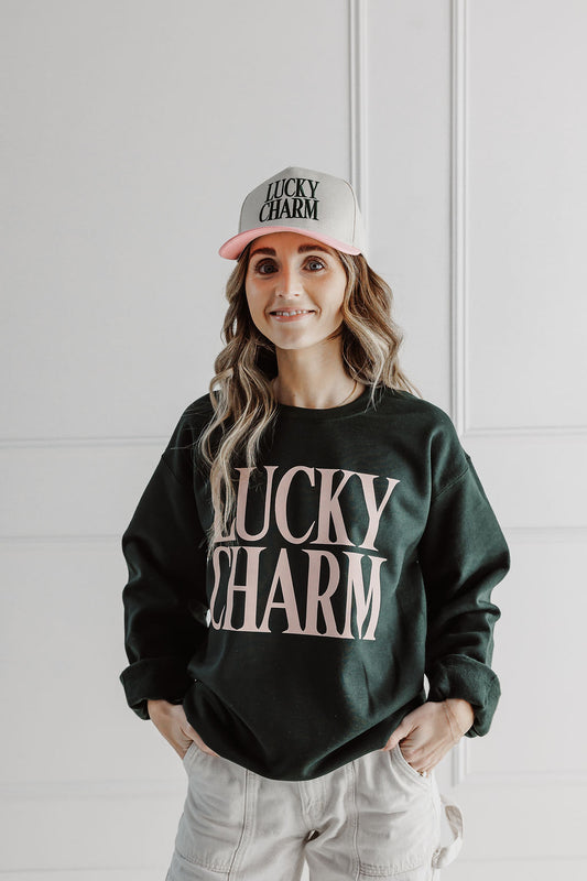 Lucky Charm Hunter Green Women's Sweatshirt