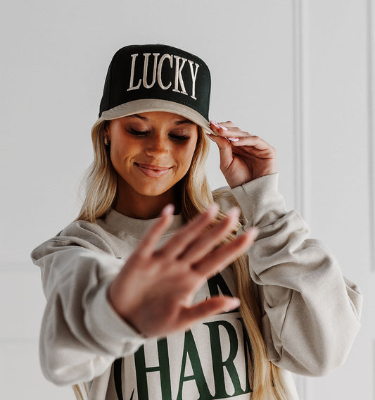 Lucky Green Vintage Hat