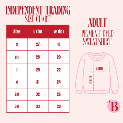 Custom Embroidered Midweight Cozy Crewneck