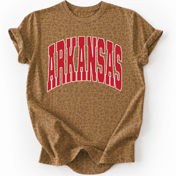 Leopard Arkansas Women's Graphic Tee